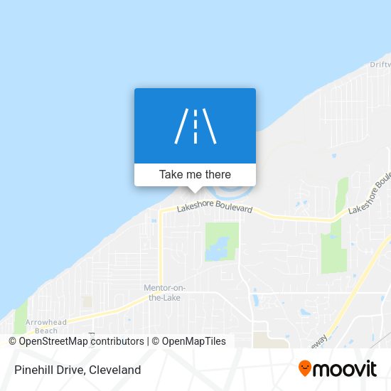 Mapa de Pinehill Drive