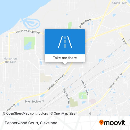 Pepperwood Court map