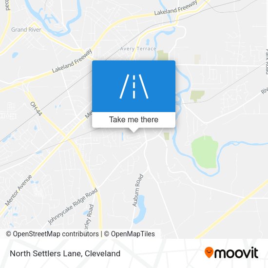 North Settlers Lane map