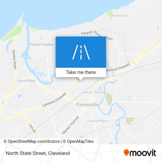 North State Street map