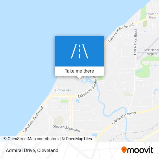 Mapa de Admiral Drive