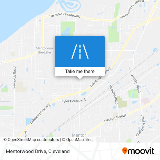 Mentorwood Drive map