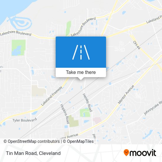 Mapa de Tin Man Road