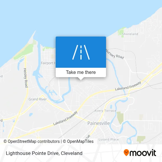 Lighthouse Pointe Drive map