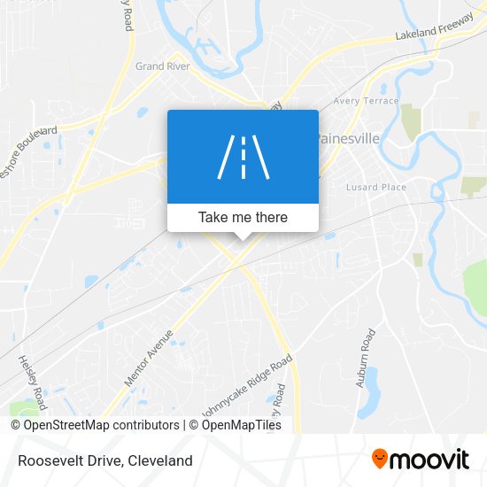 Mapa de Roosevelt Drive