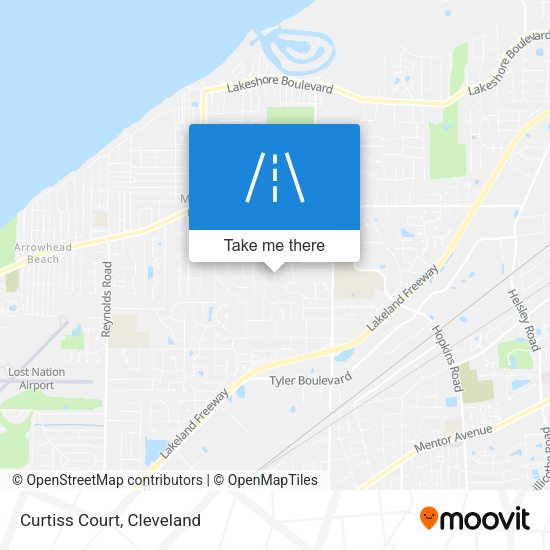 Mapa de Curtiss Court