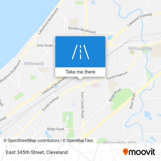 Mapa de East 345th Street