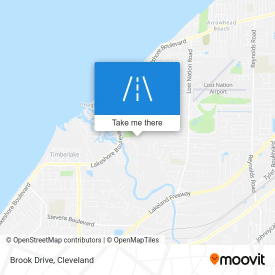 Brook Drive map