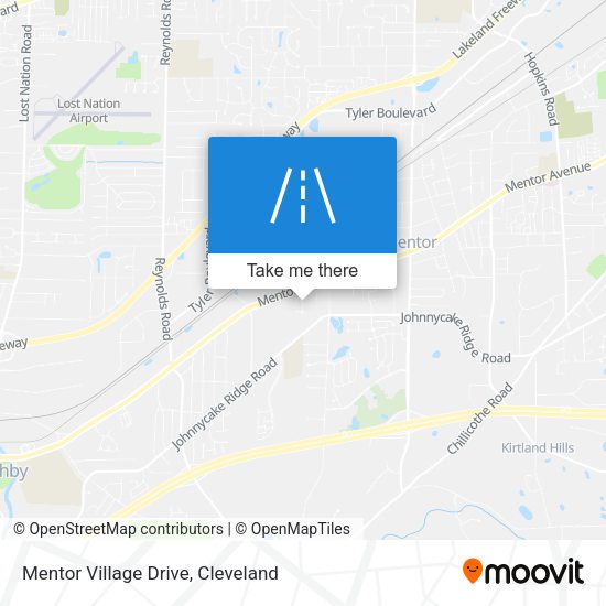 Mentor Village Drive map