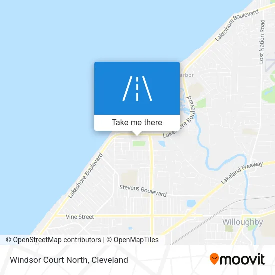 Windsor Court North map
