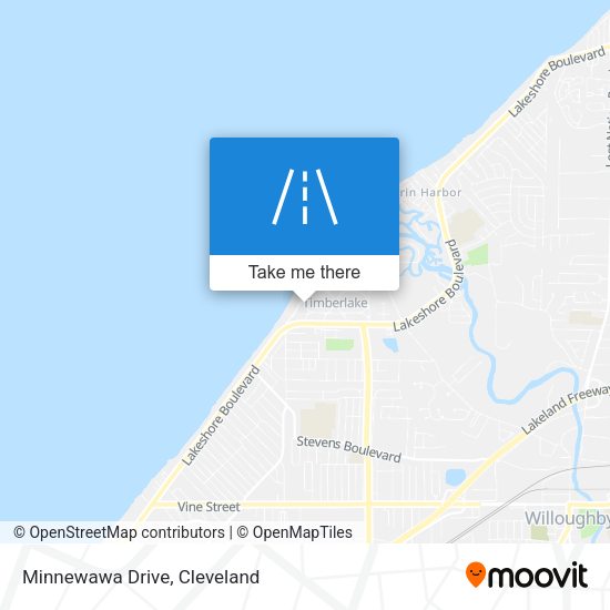 Mapa de Minnewawa Drive
