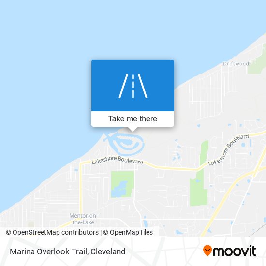 Marina Overlook Trail map