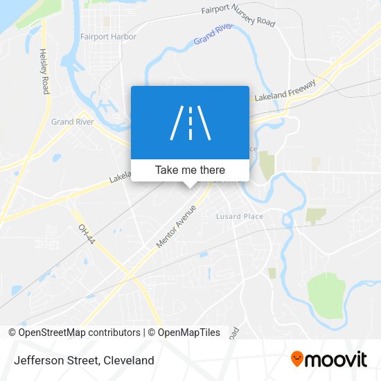 Mapa de Jefferson Street