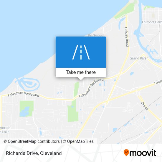 Mapa de Richards Drive
