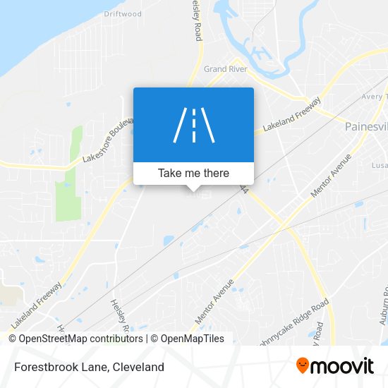 Forestbrook Lane map