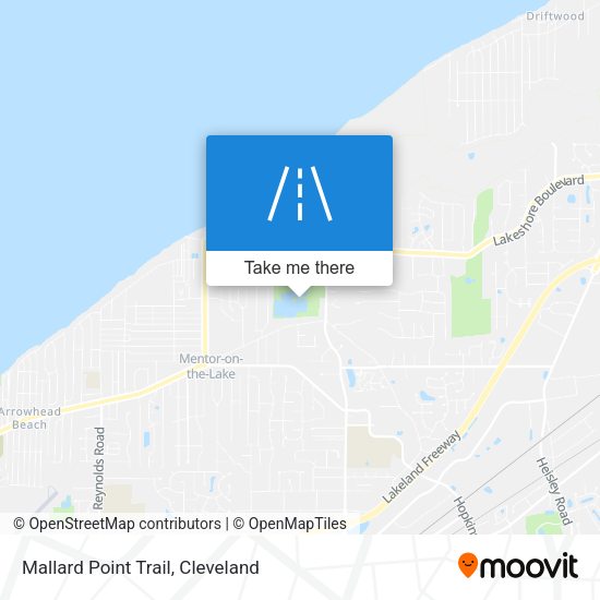 Mallard Point Trail map