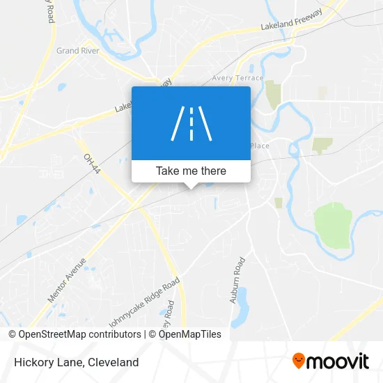 Hickory Lane map