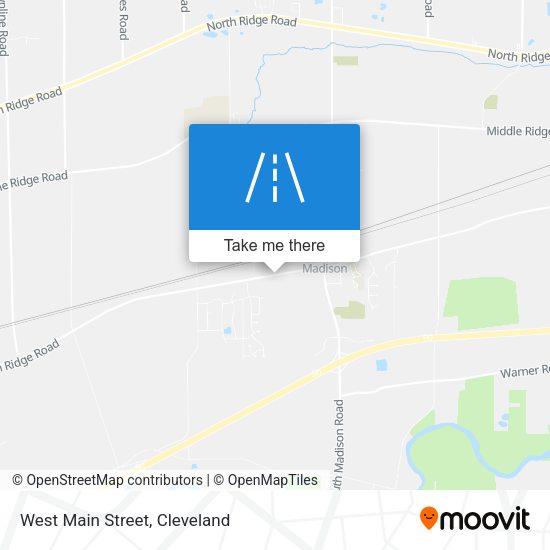 Mapa de West Main Street