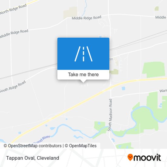 Tappan Oval map