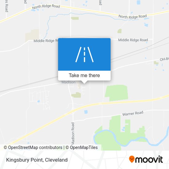 Kingsbury Point map