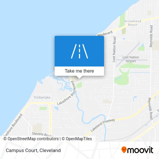 Mapa de Campus Court