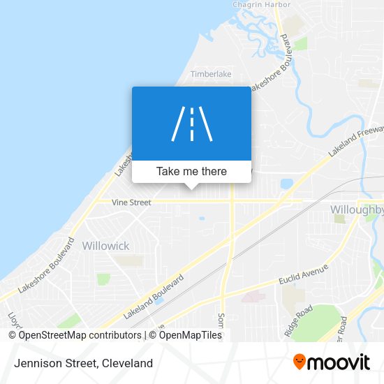 Jennison Street map