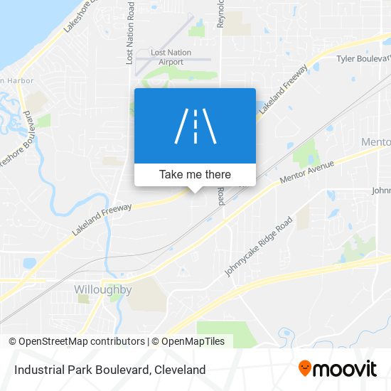 Industrial Park Boulevard map