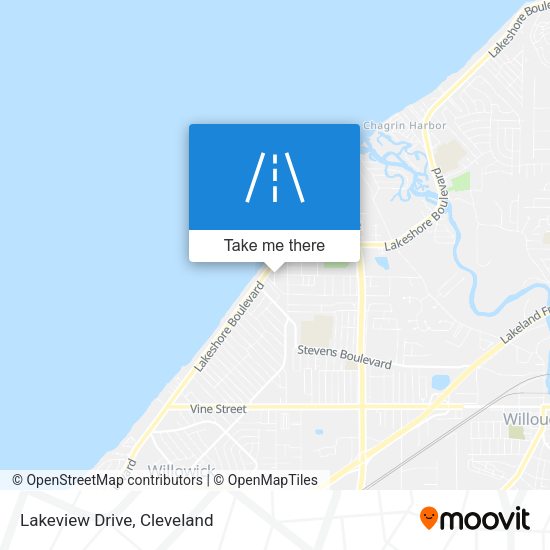 Lakeview Drive map