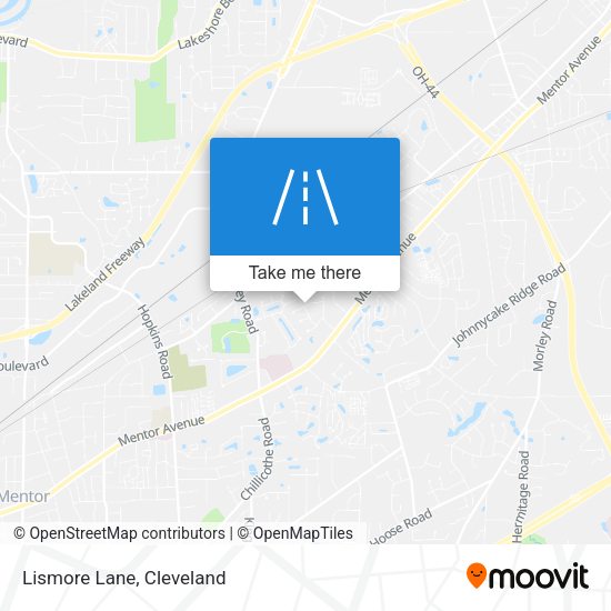 Mapa de Lismore Lane