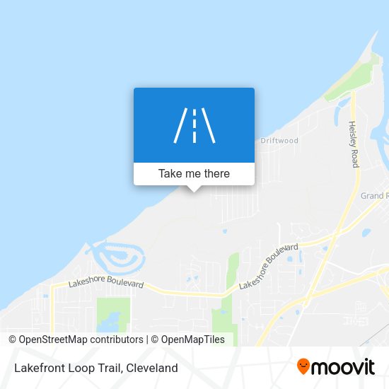 Lakefront Loop Trail map