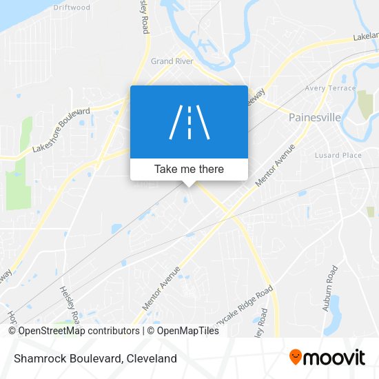 Shamrock Boulevard map