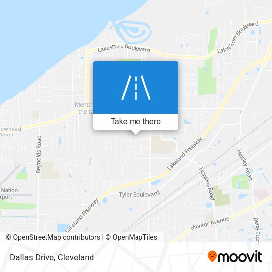 Mapa de Dallas Drive
