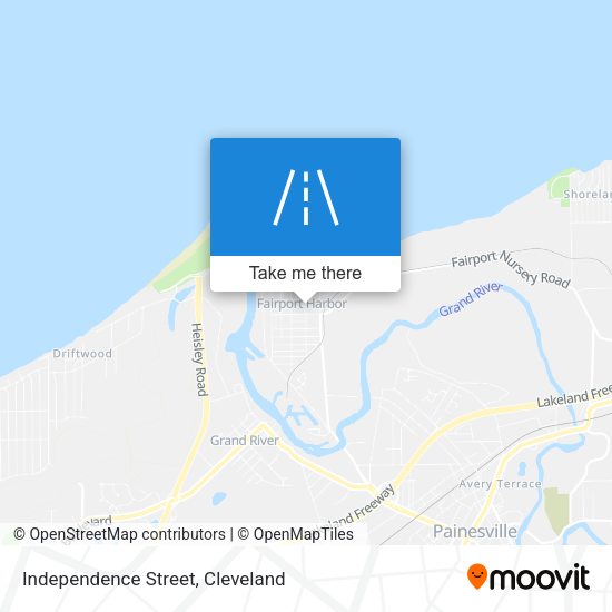 Independence Street map