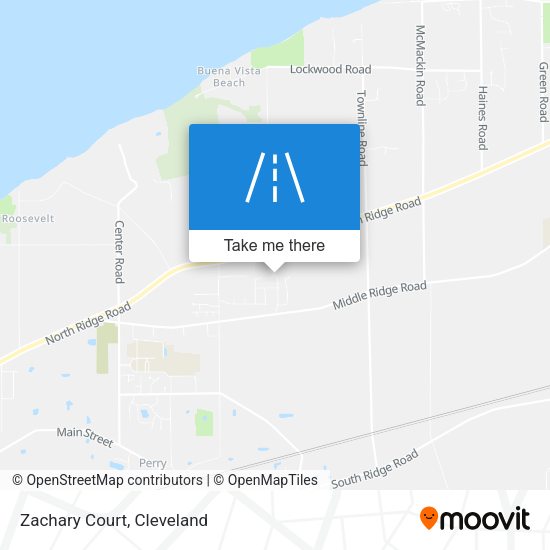 Mapa de Zachary Court
