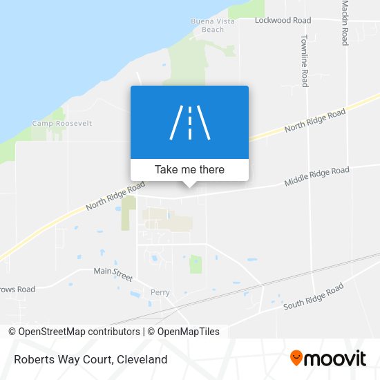 Roberts Way Court map
