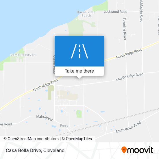 Casa Bella Drive map
