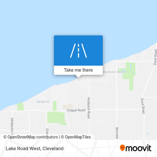 Mapa de Lake Road West
