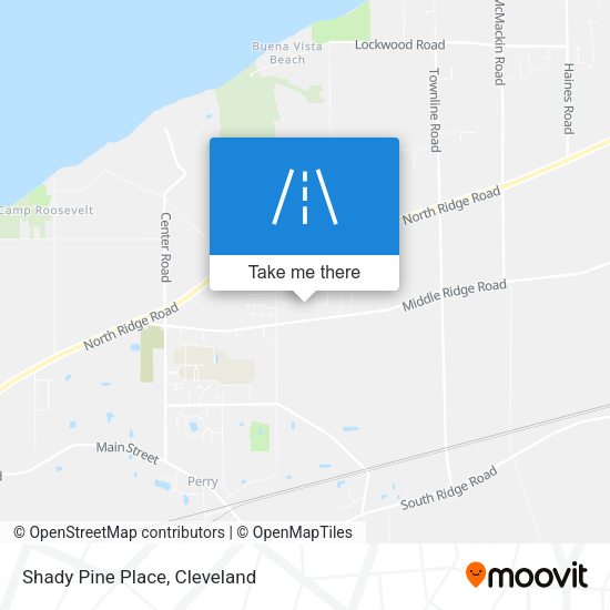 Shady Pine Place map