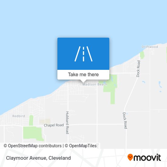 Mapa de Claymoor Avenue