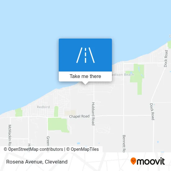 Rosena Avenue map