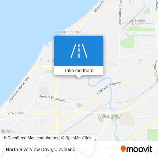 Mapa de North Riverview Drive