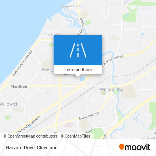 Mapa de Harvard Drive