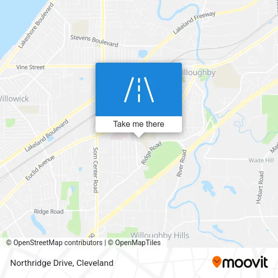 Mapa de Northridge Drive