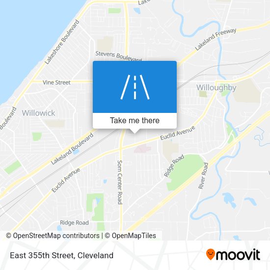 East 355th Street map