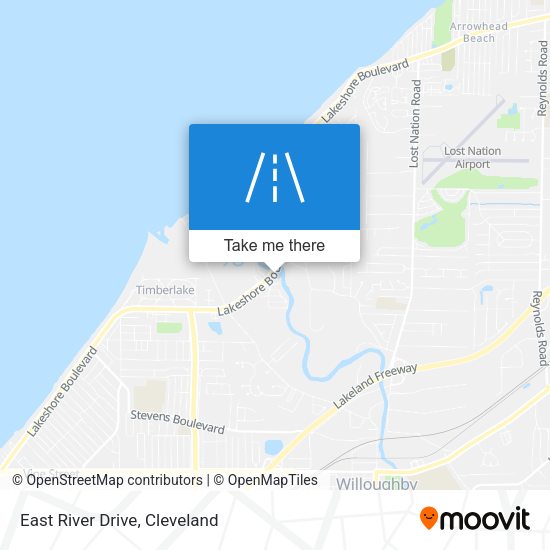 East River Drive map