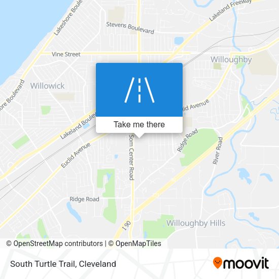 South Turtle Trail map