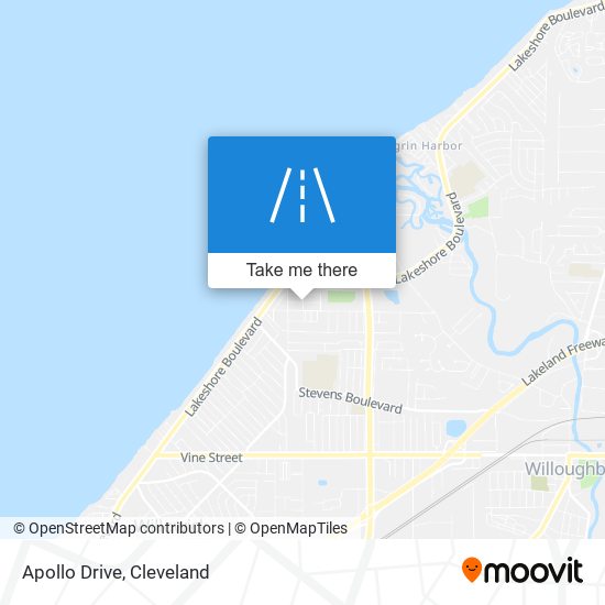 Apollo Drive map