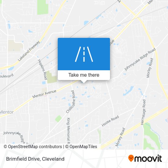 Brimfield Drive map