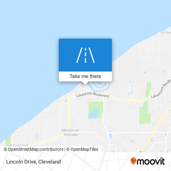 Lincoln Drive map