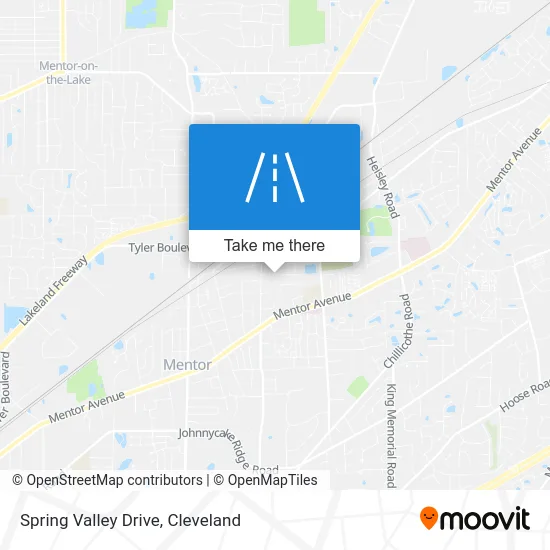 Spring Valley Drive map